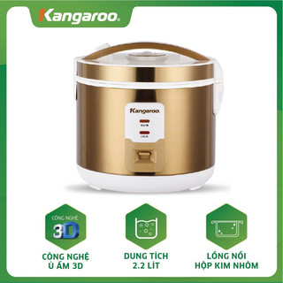 Nồi cơm nắp gài Kangaroo KG572-2.2L hàng trưng bày đep mới 98-99% chính hãng 100% bảo hành 12 tháng