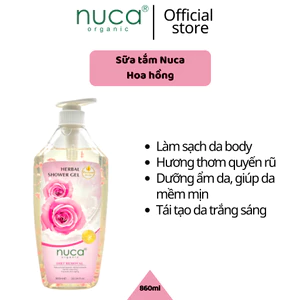 Sữa tắm trắng da Nuca hương thơm quyến rũ