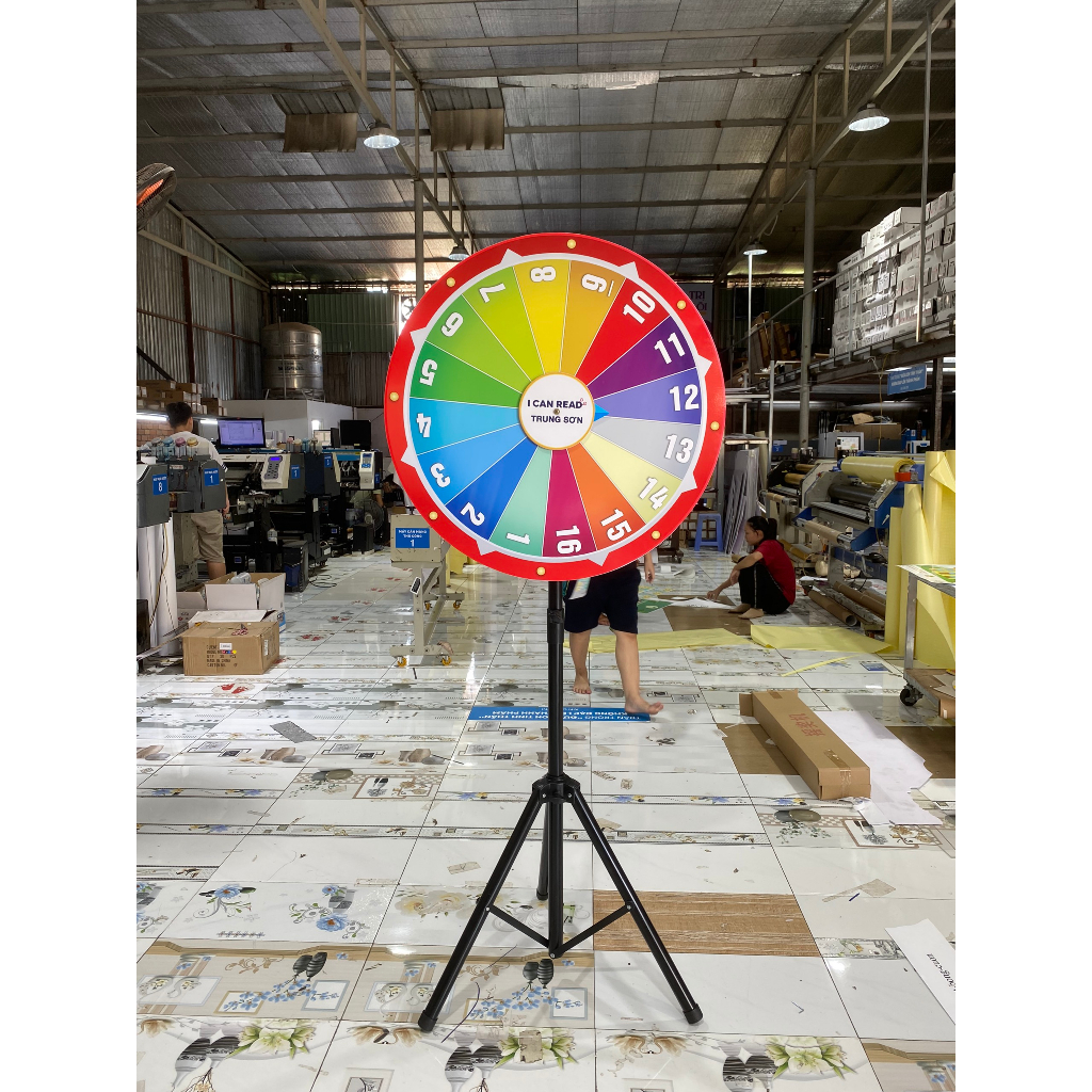 Product image Vòng quay trúng thưởng, vòng quay may mắn. sử dụng trong CT khai trương, quà tặng, tạo hiệu ứng thu hút KH 1