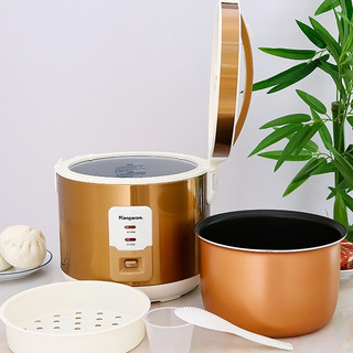 Nồi cơm nắp gài Kangaroo KG572 2.2 lít chính hãng trưng bày-2.2 lít, Số người ăn Trên 6 người