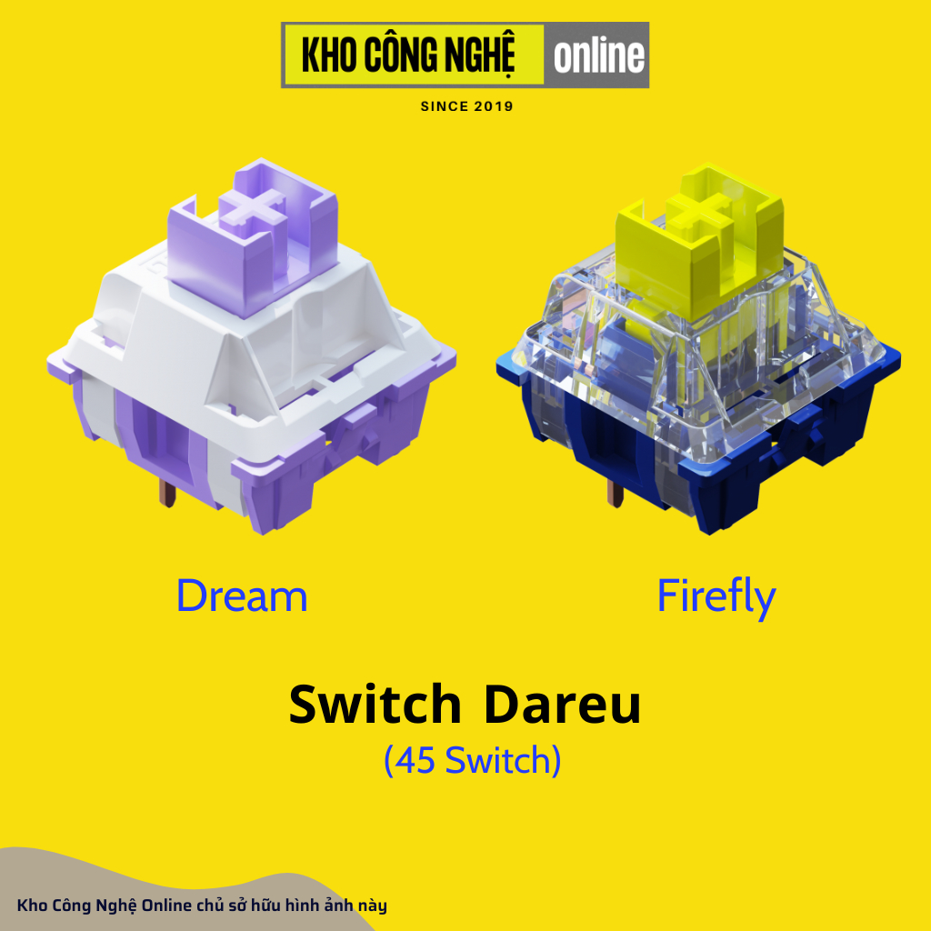 Công Tắc Bàn Phím Cơ Dareu Switch DareU Dream | DareU Firefly - (45 ...