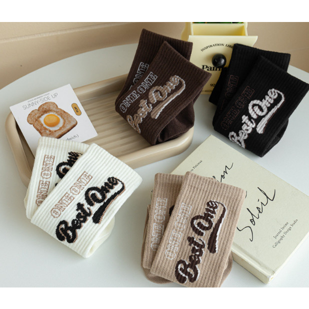 Vớ Tất Chữ BEST ONE cổ cao Unisex phong cách thể thao, trẻ trung và năng động