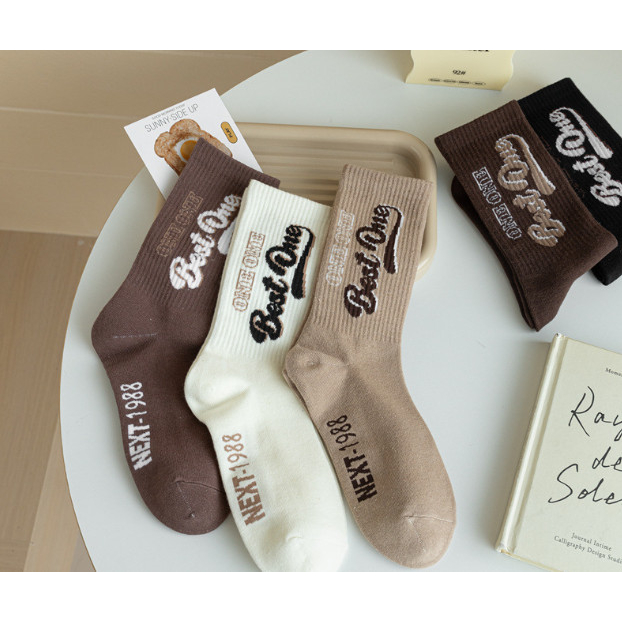 Vớ Tất Chữ BEST ONE cổ cao Unisex phong cách thể thao, trẻ trung và năng động