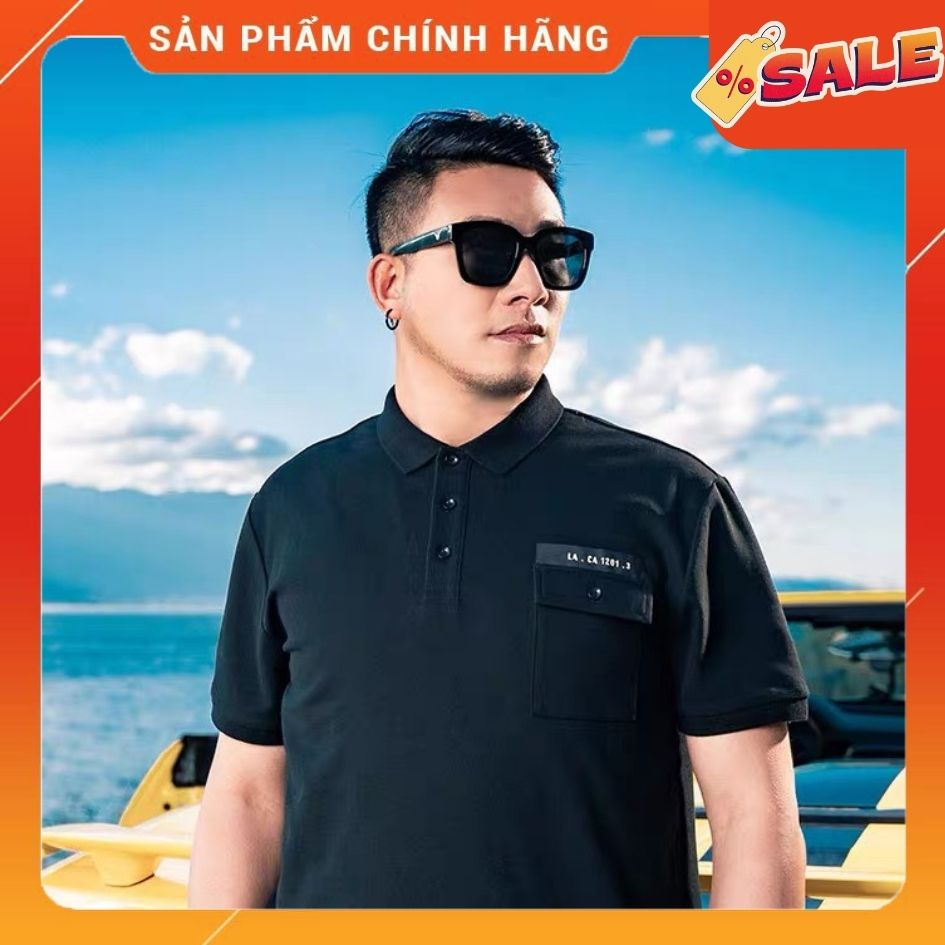Áo POLO Nam có túi chữ Bigsize 80-120kg,Chất liệu cotton cao cấp xuất xịn,form cá sấu, chống nhăn, bền màu, trẻ trung