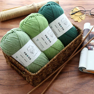 Len Yaoh Wool 100g-len đan móc khăn mũ [Len Lẻn Lèn Len Shop]