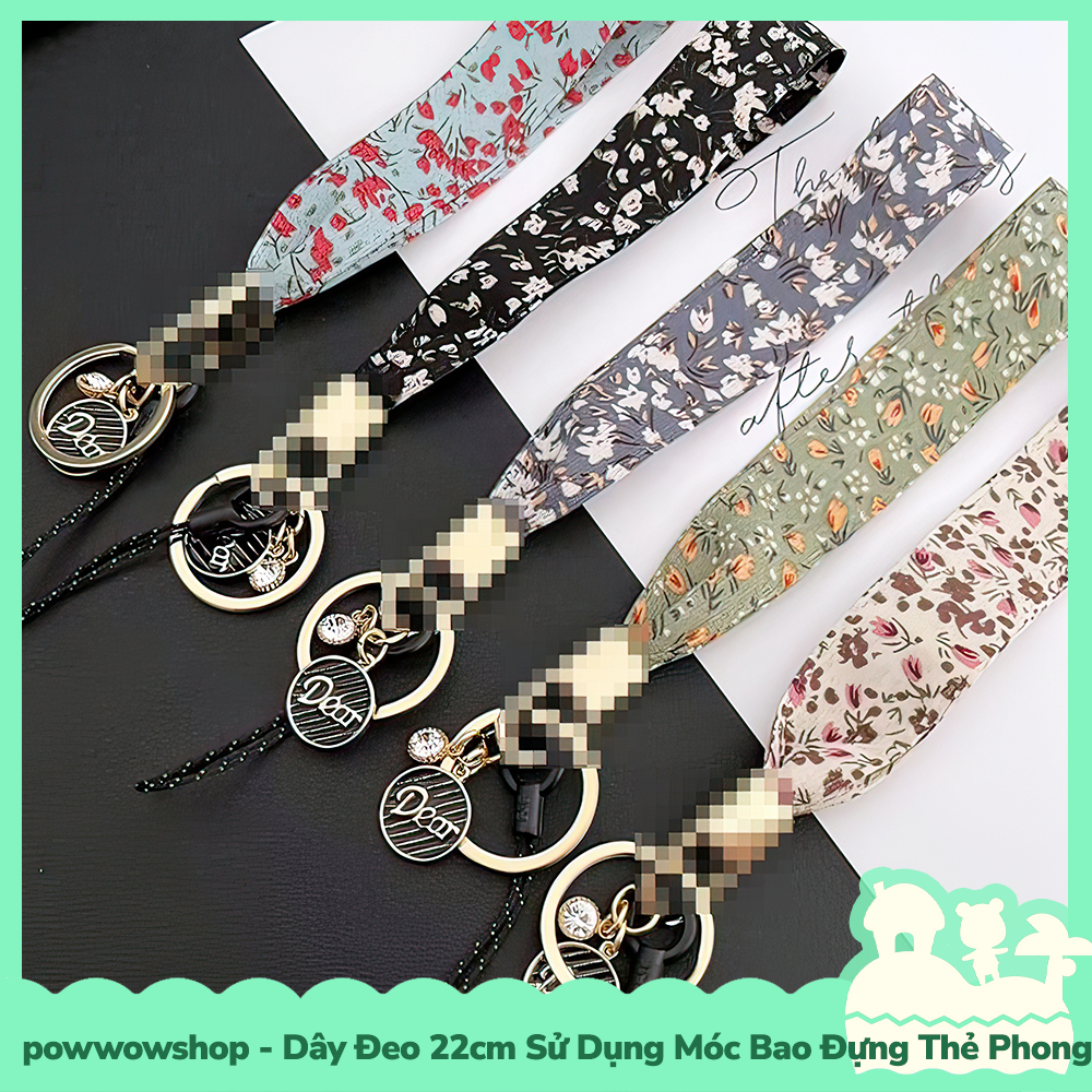[Sẵn VN - Hỏa Tốc] Dây Móc Vải 22cm Phong Cách Hoạ Tiết Cổ Điển Pattern ...