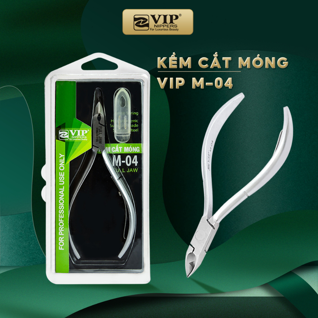 Kềm Cắt-Gỡ Móng VIP cao cấp, Thép Không Rỉ (INOX), 2 mang tròn (M-05), 2 mang (M-01, M-03, M-04)