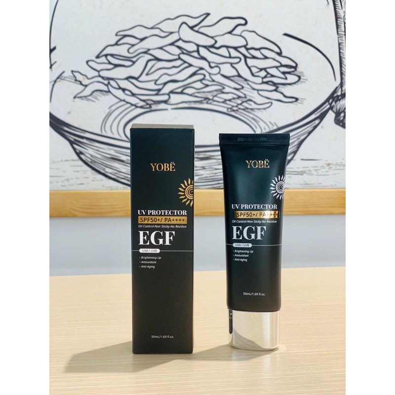 Kem Chống Nắng Yobe Dành Cho Da Dầu, Mụn EGF SPF 50+/ PA ++++ [CHÍNH HÃNG]