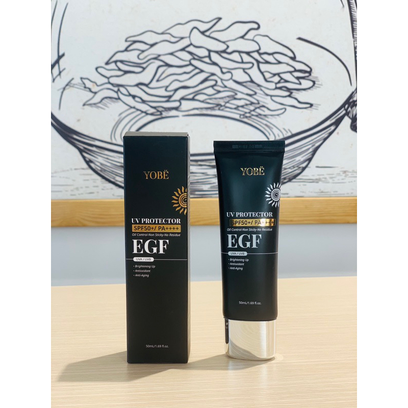 Kem Chống Nắng Yobe Dành Cho Da Dầu, Mụn EGF SPF 50+/ PA ++++ [CHÍNH HÃNG]