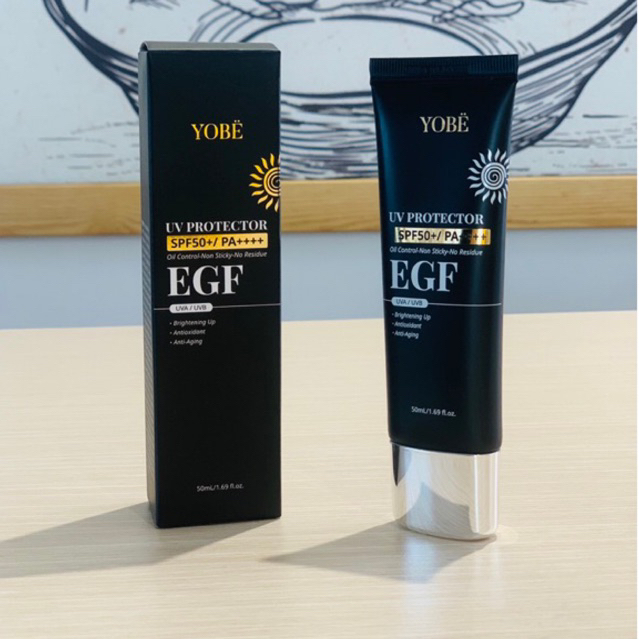 Kem Chống Nắng Yobe Dành Cho Da Dầu, Mụn EGF SPF 50+/ PA ++++ [CHÍNH HÃNG]