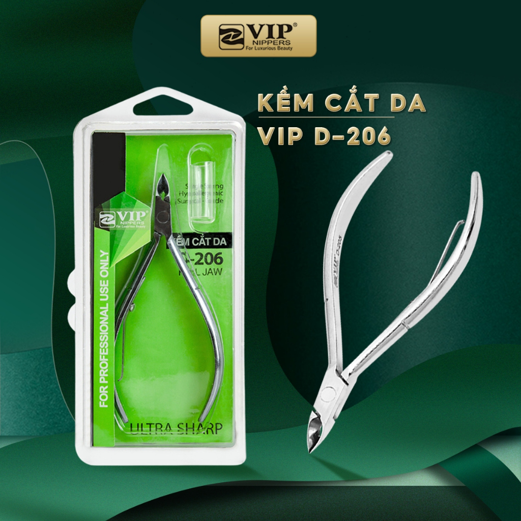 Kềm Cắt Da VIP, Thép Chuyên Dùng, 2 mang, D-18, D-205, D-206, D-401, D-405