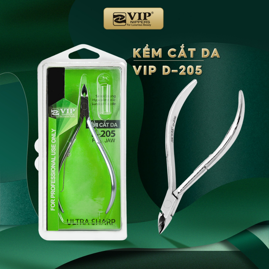 Kềm Cắt Da VIP, Thép Chuyên Dùng, 2 mang, D-18, D-205, D-206, D-401, D-405