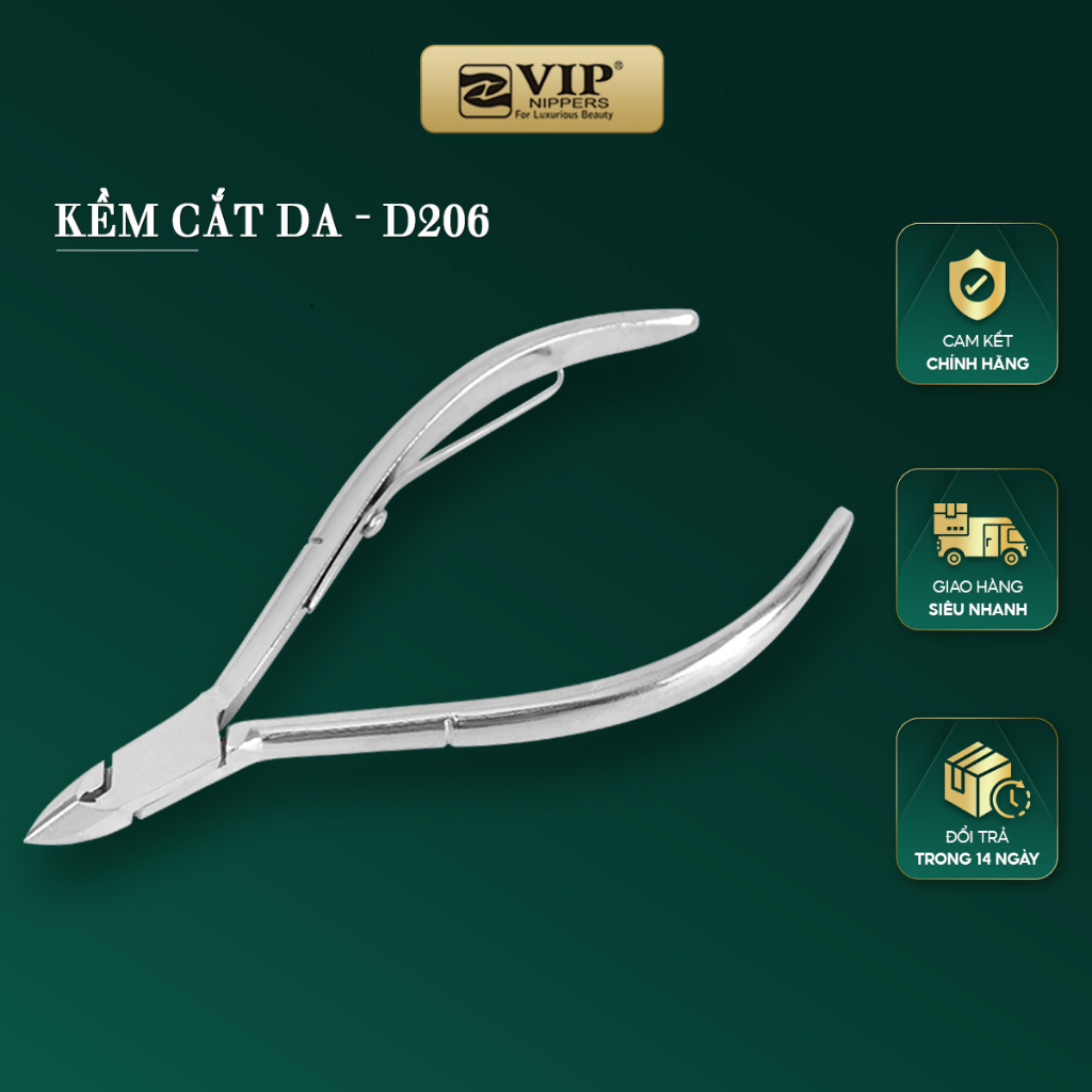 Kềm Cắt Da VIP, Thép Chuyên Dùng, 2 mang, D-18, D-205, D-206, D-401, D-405