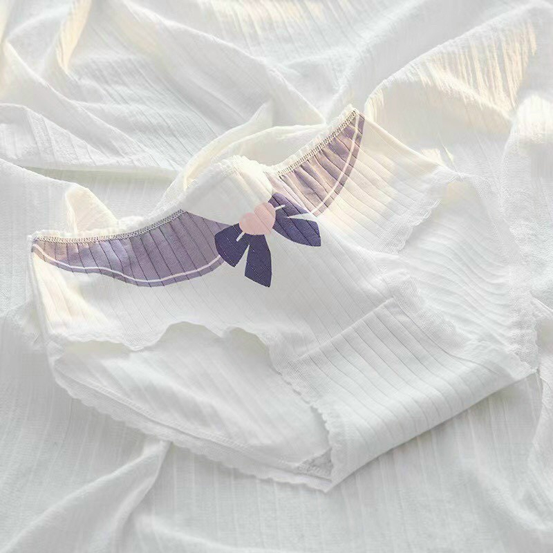 Quần Lót Nữ Cotton Nâng Mông Thông Hơi Hoạ Tiết Cute Dễ Thương Q04