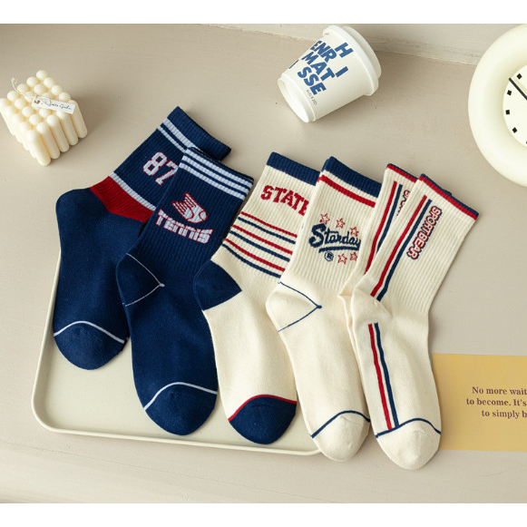 Vớ Tất Chữ STARDAY, 87 cổ cao Unisex phong cách thể thao, trẻ trung và năng động
