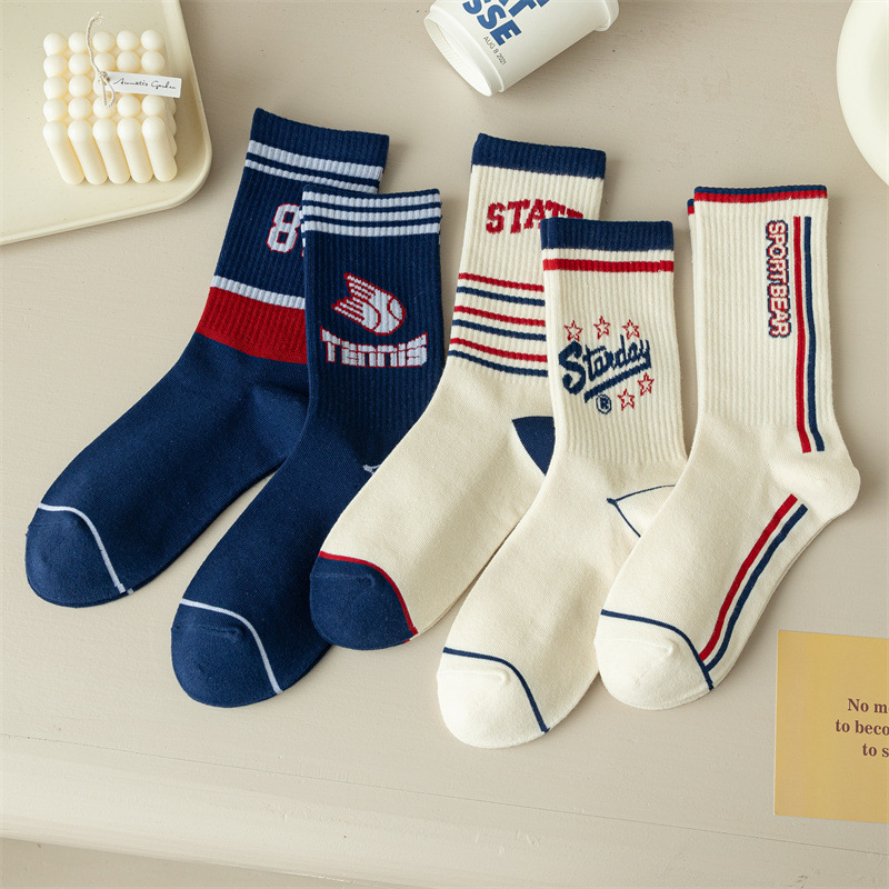Vớ Tất Chữ STARDAY, 87 cổ cao Unisex phong cách thể thao, trẻ trung và năng động