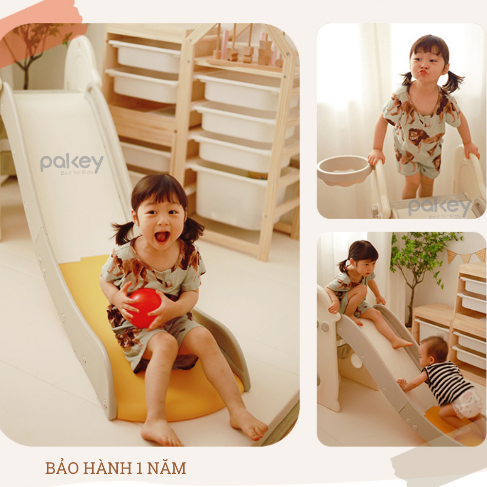Cầu Trượt Cho Bé PAKEY Nâng Cấp Dài 170cm, Cầu Tuột Gấp Gọn Tiện Lợi, Chịu Tải Đến 60kg, Bảo Hành Trọn Đời