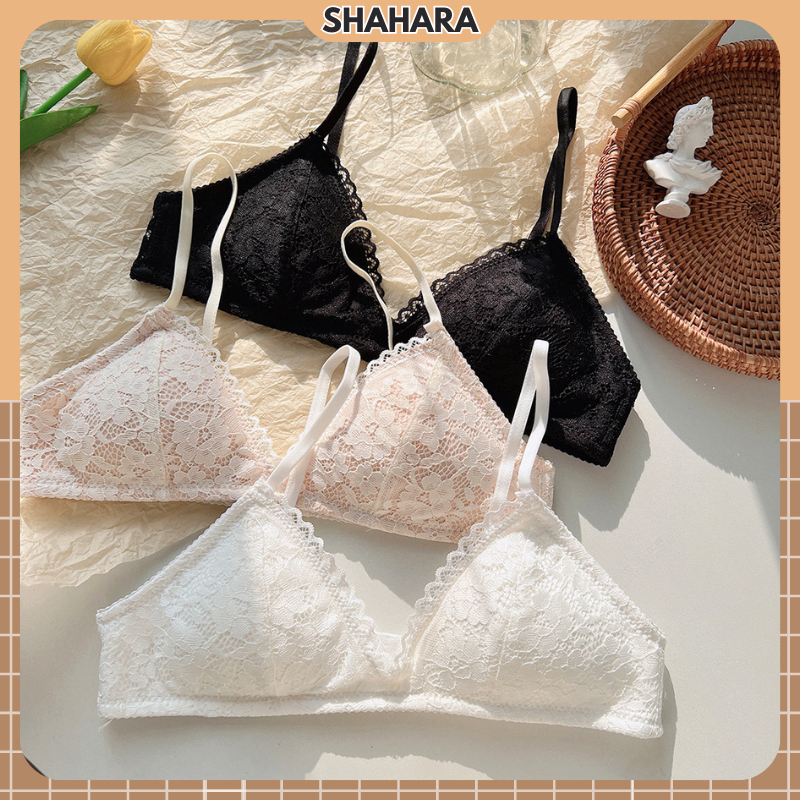 Áo Lót Nữ Cotton Cao Cấp Không Gọng Viền Ren Cho Ngực Nhỏ Anm-55 ...