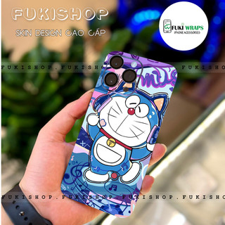 Tấm dán Skin Mặt Sau Doremon MS06 FULL VIỀN 14 pro max , 13 pro max ,12 pro max , 11 pro max , xs max - FukiShop