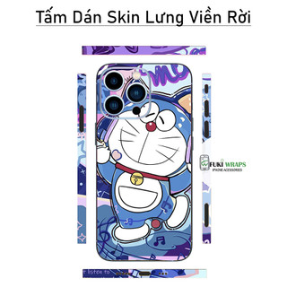 Tấm dán Skin Mặt Sau Doremon MS06 FULL VIỀN 14 pro max , 13 pro max ,12 pro max , 11 pro max , xs max - FukiShop