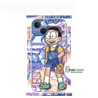 Tấm dán Skin Mặt Sau Nobita FULL VIỀN 14 pro max , 13 pro max ,12 pro max , 11 pro max , xs max - FukiShop