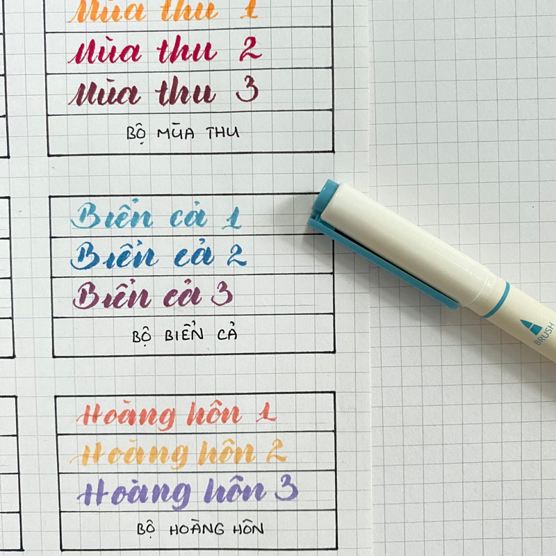 Bút Soft Brush Sign Pen luyện viết Calligraphy, Bullet Journal, Trang ...