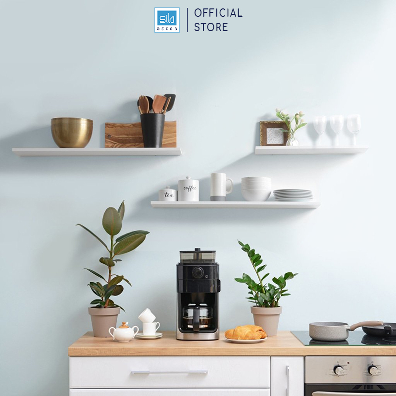 Ảnh Kệ Thanh Ngang Rộng 15cm, Gỗ Dày 17mm Treo Âm Tường, Màu Ngẫu Nhiên SIB Decor 1