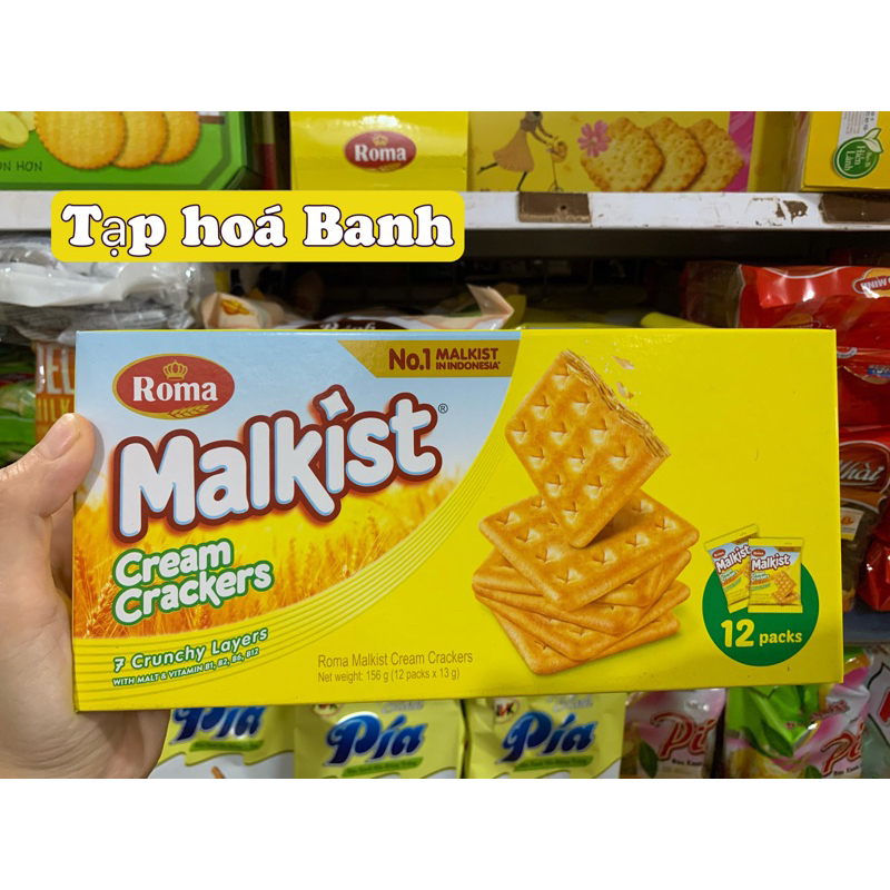 Bánh quy kem Malkist Roma ( hộp 12 gói ) | Shopee Việt Nam