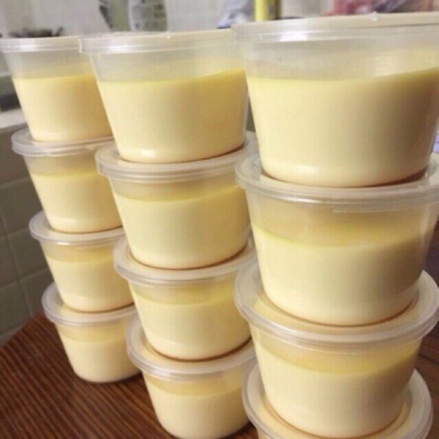 Combo 50 Hũ bánh flan Vĩnh Trường số 0 125ml  Caramen có nắp CAO CẤP
