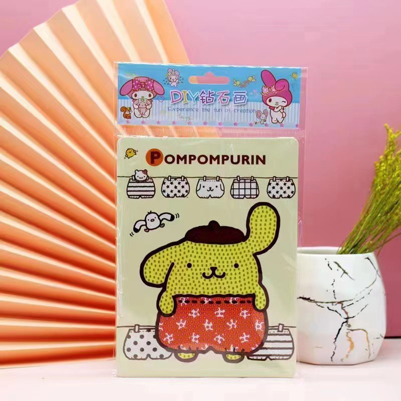 Tranh đính đá, tranh đính đá mini DIY hình dễ thương ngộ nghĩnh cho bé tự làm khéo tay