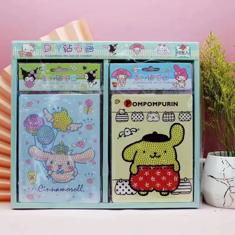 Tranh đính đá, tranh đính đá mini DIY hình dễ thương ngộ nghĩnh cho bé tự làm khéo tay