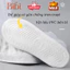 Bao giày đi mưa cao cổ dày dặn chống nước, chống trơn trượt. Ủng bọc giày đi mưa cao cổ, có khóa