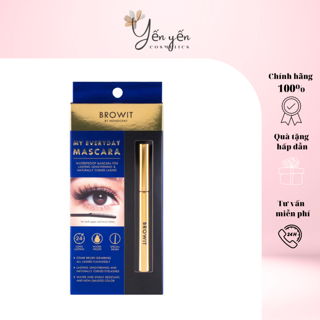 Mascara BROWIT NONGCHAT Thái Lan lâu trôi, mi dài tự nhiên Shopee Việt Nam