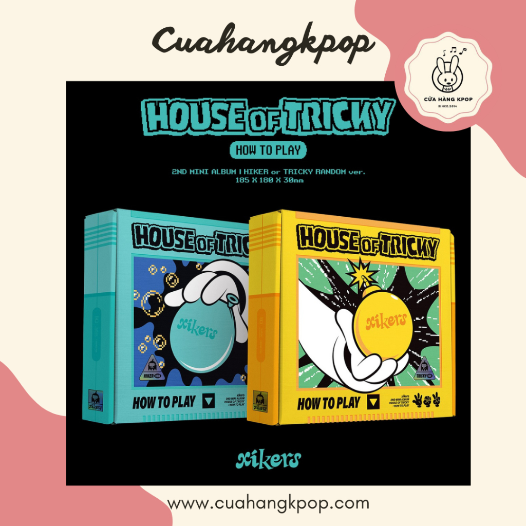 ALBUM XIKERS [HOUSE OF TRICKY HOW TO PLAY] cửa hàng Kpop Shopee