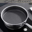 CHẢO CHỐNG DÍNH INOX 304 SÂU LÒNG 28CM - Quai Cầm Cách Nhiệt, Dùng Mọi Loại Bếp
