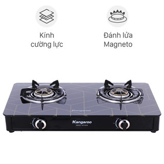Bếp ga đôi Kangaroo KG526M-Chính hãng trưng bày-chính hãng 100% bảo hành 12 tháng