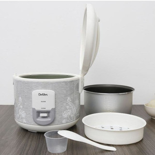Nồi cơm điện Delites 1.8 lít NCG1805-Chính Hãng trưng bày 1.8 lít dùng cho 4 - 6 người. bảo hành 12T