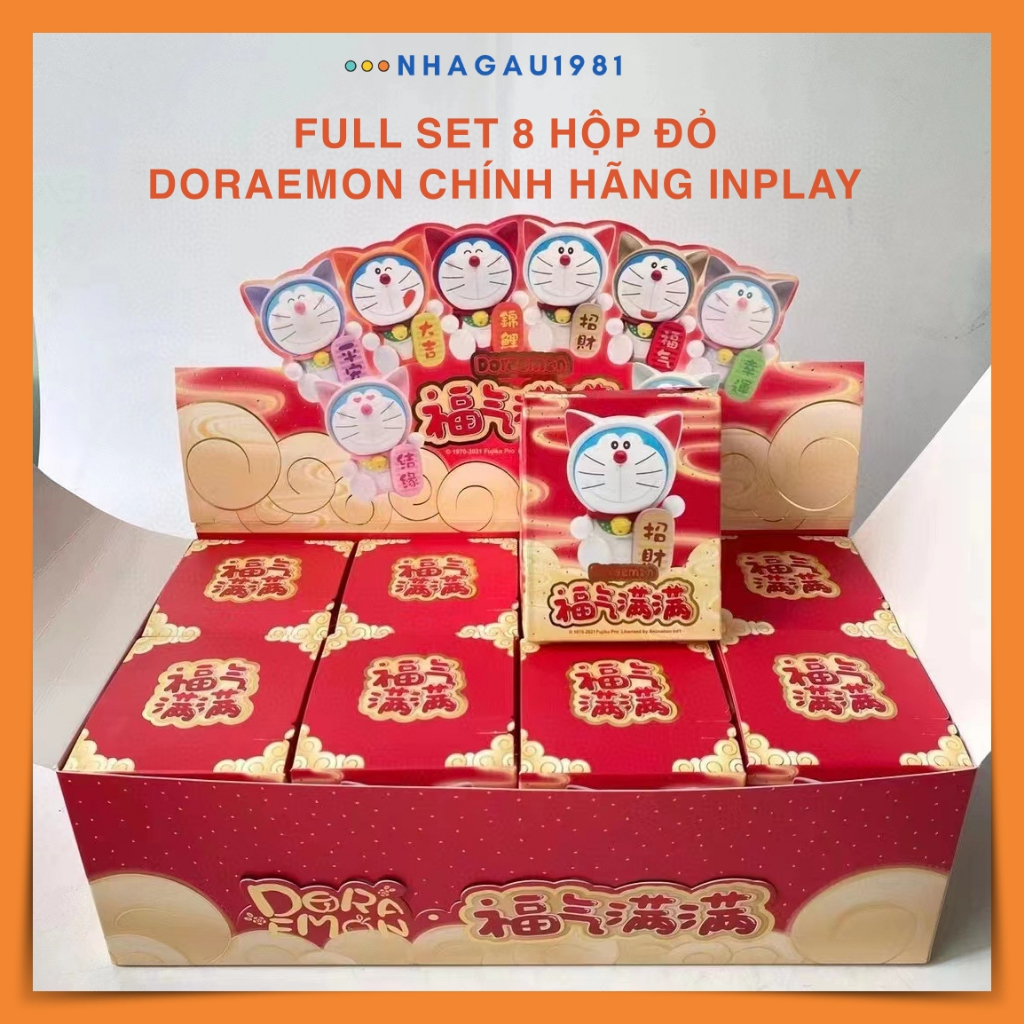 (Full Set Hộp Đỏ) Mô Hình Doraemon Chính Hãng Có Bản Quyền Quà Sinh ...