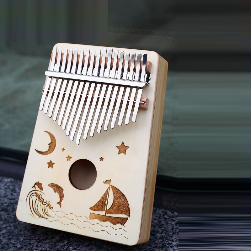 Đàn Kalimba 17 Phím, Kalimba 21 Phím, Kalimba trong suốt, kalimba giá rẻ Hãng - Full Phụ Kiện