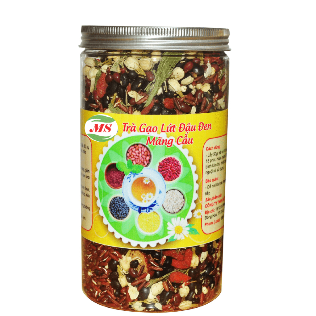 Trà Gạo Lứt MS Thanh lọc gan, Giải độc cơ thể nguyên liệu tự nhiên 500gr