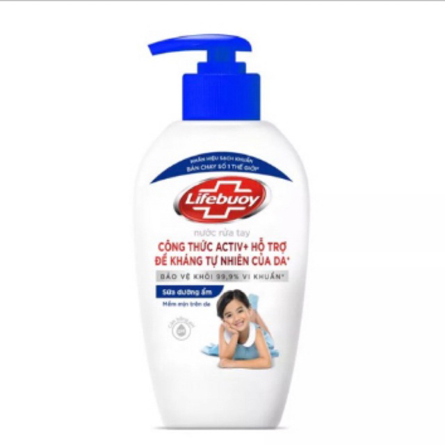 Nước rửa tay Lifebuoy sữa dưỡng ẩm 180g