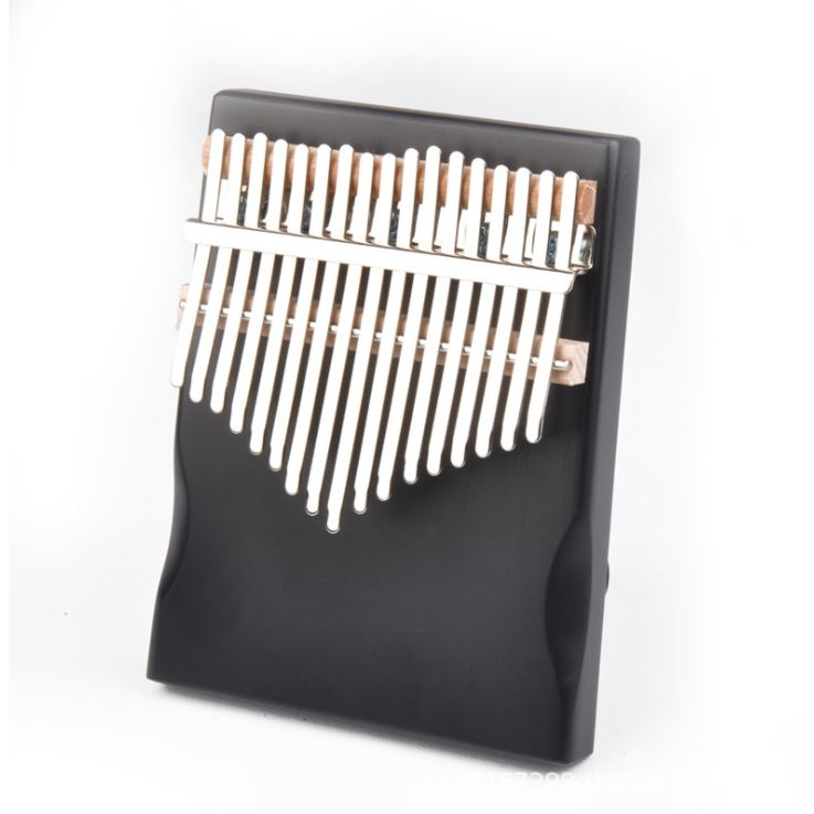 Đàn Kalimba Gỗ 17 Phím Khoét Eo Cầm Không Đau Tay, Giá Rẻ Cho Người Mới Tập, Full Túi, Búa, Sách, Khăn, Dán Phím