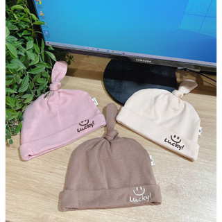 Mũ/ nón củ tỏi Lucky cho bé từ sơ sinh vải cotton mềm mịn phong cách Hàn Quốc