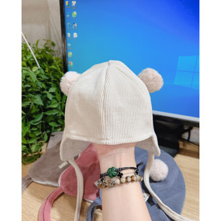 Mũ Nỉ Nhung Thu Đông Buộc Dây Hàng 2 Lớp Siêu Đẹp Dày Dặn