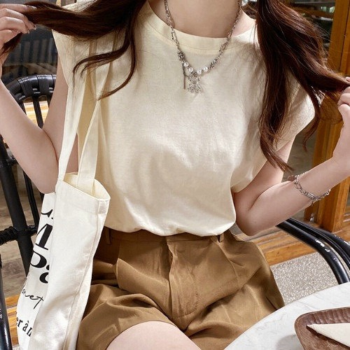 [Màu mới] Áo Thun Nữ Sát Nách YULY, áo phông sát nách Tanktop chất 100% cotton trơn dáng rộng