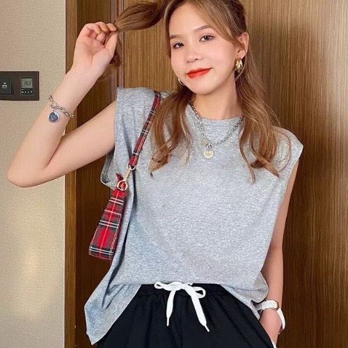 [Màu mới] Áo Thun Nữ Sát Nách YULY, áo phông sát nách Tanktop chất 100% cotton trơn dáng rộng