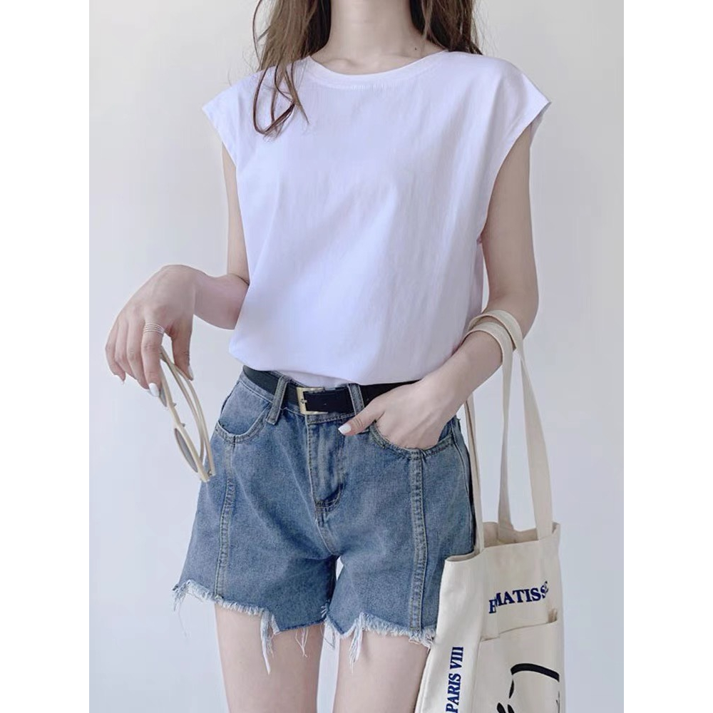 [Màu mới] Áo Thun Nữ Sát Nách YULY, áo phông sát nách Tanktop chất 100% cotton trơn dáng rộng