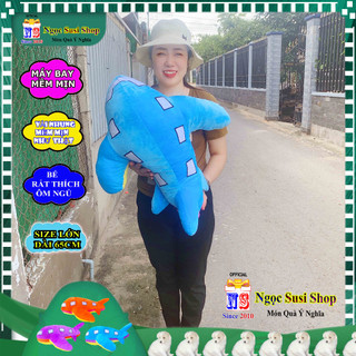 GỐI ÔM HÌNH MÁY BAY 3D NHỒI BÔNG BÉ RẤT THÍCH ÔM NGỦ ĐẸP NHƯ ẢNH - đồ chơi doll toy búp bê NGỌC SUSI [MUA CHỌN SIZE]