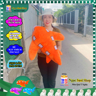 GỐI ÔM HÌNH MÁY BAY 3D NHỒI BÔNG BÉ RẤT THÍCH ÔM NGỦ ĐẸP NHƯ ẢNH - đồ chơi doll toy búp bê NGỌC SUSI [MUA CHỌN SIZE]