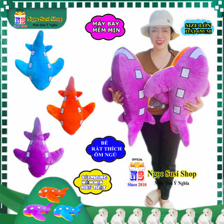 GỐI ÔM HÌNH MÁY BAY 3D NHỒI BÔNG BÉ RẤT THÍCH ÔM NGỦ ĐẸP NHƯ ẢNH - đồ chơi doll toy búp bê NGỌC SUSI [MUA CHỌN SIZE]